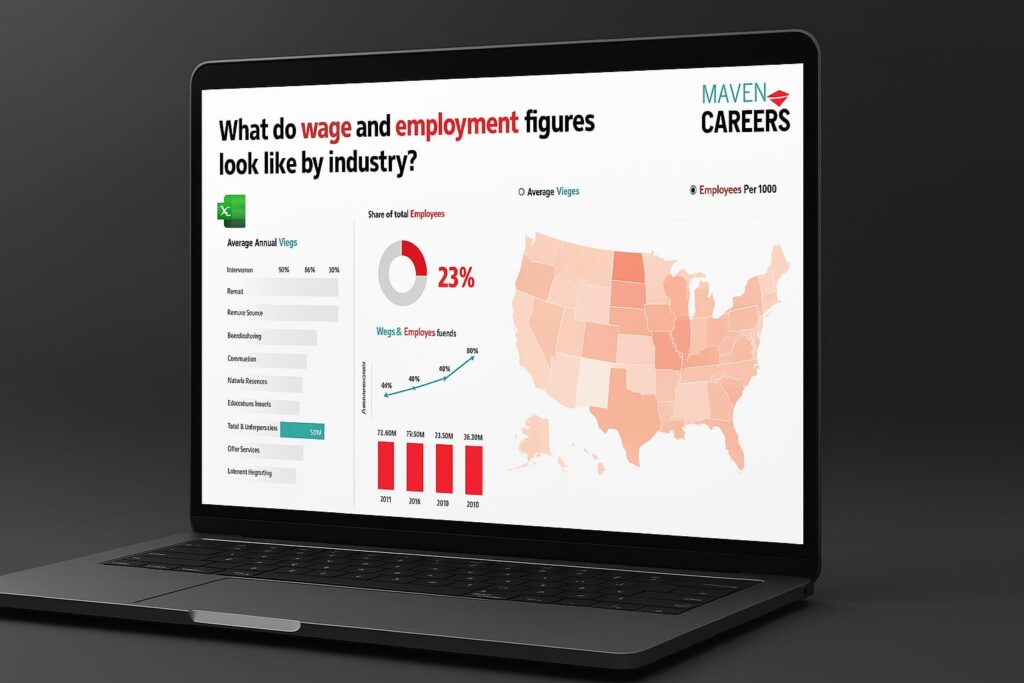Maven Careers Workforce & Wage Analytics Dashboard in Excel